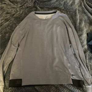 Nike grey light sweater size large